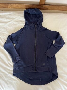 Women’s SZ S Navy Hooded Zip-Up Nike Sweatshirt